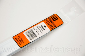 Profil pręt półkole 3.2mm x 25cm Plastruct 90884