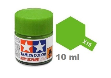 Farba modelarska Light Green - zielona X-15 10 ml Tamiya 81515