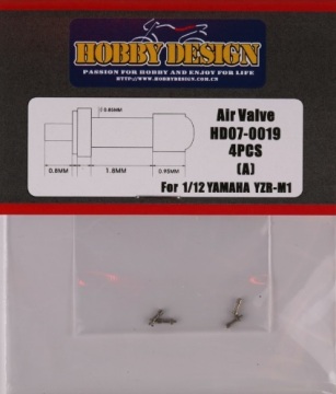 Wentyle do motocykli w skali 1/12 - Yamaha - Hobby Design HD07-019