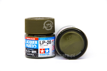 Farba Lacquer Paint LP-28 Olive Drab - Oliwkowy/zielony 10 ml Tamiya 82128