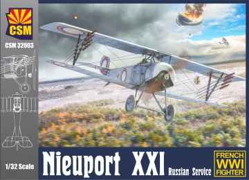 Nieuport XXI Russian Service French WWI Fighter Copper State Models 32003