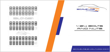 Główki śrub - nakrętek ScaleLab_24 SL02021