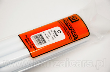 Profil pręt przekrój okrąg puste O śr. 9.6mm x 38cm Plastruct 90608