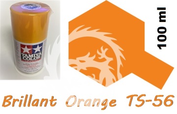 Farba w aerozolu TS-56 Brillant Orange - pomarańczowy - Tamiya 85056