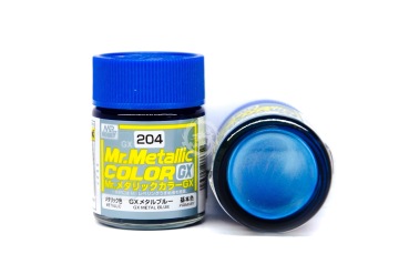 Farba Mr. Color Metallic GX-204 Metal Blue - niebieska metaliczna - Gunze GUNGX204