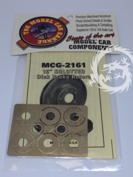 Tarcze hamulcowe wiercone i nacinane 15 mm The Model Car Garage  MCG 2161