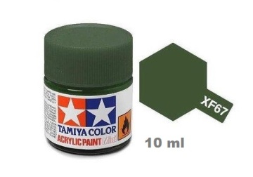 Farba modelarska XF-67 NATO Green 10 ml Tamiya 81767