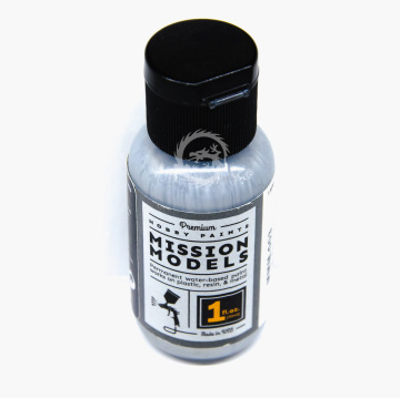 Farba akrylowa 30 ml Metallic Aluminum - srebrna, metaliczna - Mission Models MMM-003