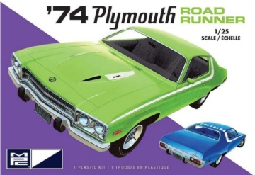 Plymouth Road Runner 1974 1/25 Model Car Mountain MPC 920 