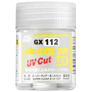 Lakier połysk GX112 Super Clear UV CUT Gunze Mr. Color MHGX112