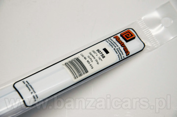 Profil pręt przekrój prostokąt 1.5mm x 4.8mm x 25cm Plastruct 90758