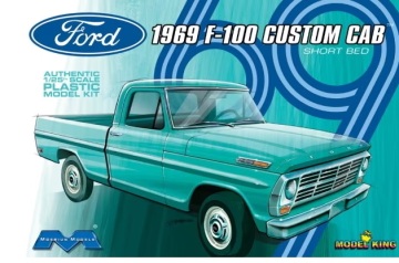 Ford F-100 1969 Custom Cub Short Bed Moebius Models 1227