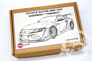 Transkit HKS bodykit do Toyota Supra A90 Tamiya Fugu Garage - KIT019