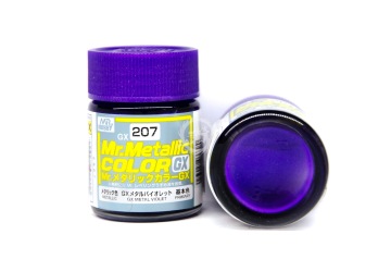 Farba Mr. Color Metallic GX-207 Metal Violet - fioletowa metaliczna - Gunze GUNGX207