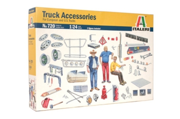 Akcesoria do ciężarówek + figurki Italeri 0720