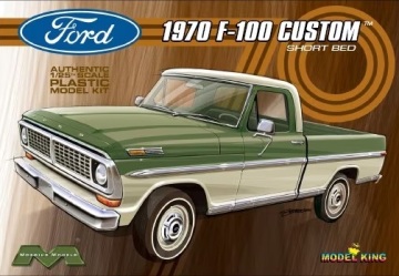 Ford F-100 1970 Pickup Custom Cub Short Bed Moebius Model 1228