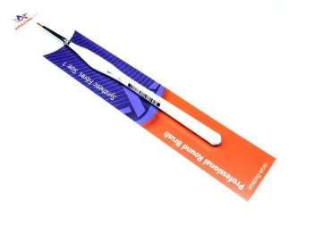 Pędzel modelarski ergonomiczny - włosie - syntetyczne - okrągły 