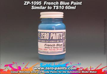 Farba French Blue similar Tamiya TS10 Zero Paints