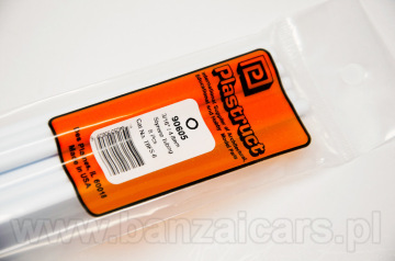 Profil pręt przekrój okrąg puste O śr. 4.8mm x 38cm Plastruct 90605