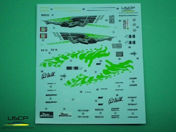 Kalkomanie Toyota Supra Fast and Furious USCP - 24A059