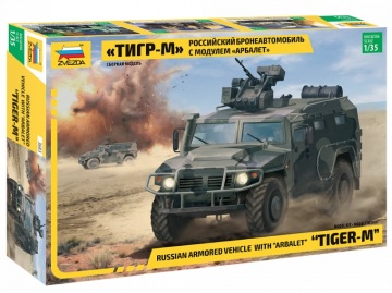 Zvezda 3683 - Tigr-M with remote controlled turret Arbalet-DM
