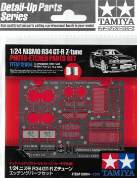 Waloryzacja fototrawiona Nissan Skyline R34 GT-R Tamiya 12604