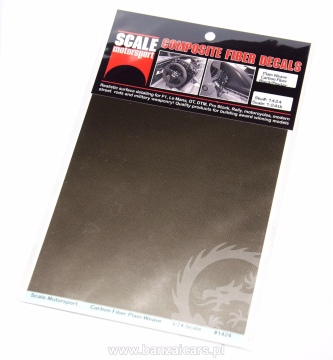 Carbon black on grey czarno szary siatka Scale Motorsport SMS01424