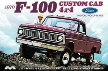 Ford F-100 1970  Custom Cab 4x4 Moebius Model 1230