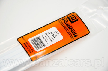 Profil szyna przekrój H 3.2mm x 3.2mm x 0.9mm x 38cm Plastruct 90543