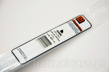 Profil pręt ćwierć koła 3.2mm x 25cm Plastruct 90896
