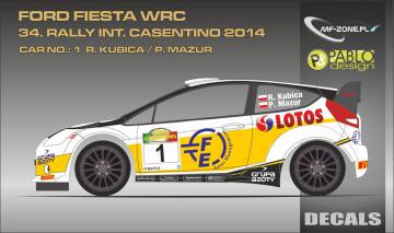 Kalomania Ford Fiesta WRC Kubica MFZ-DC2419 MF-zone