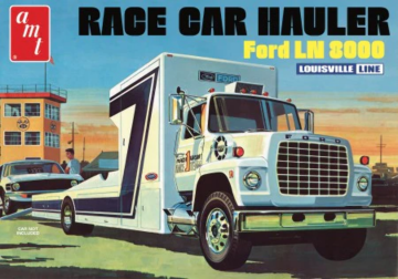 Ford LN8000 Race Car Hauler - laweta - AMT 1316