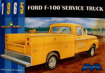 Ford F-100 1965 Service Truck Moebius Model 1235