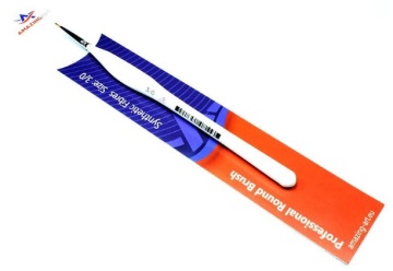 Pędzel modelarski ergonomiczny - włosie - syntetyczne - okrągły 