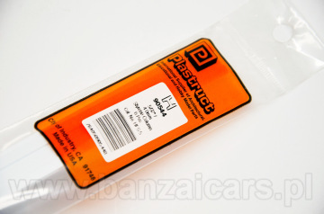 Profil szyna przekrój H 4.0mm x 4.0mm x 7.6mm x 38cm Plastruct 90544