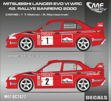 Kalomania Mitshubiski Lancer EVO VI Makinen MFZ-DC2422