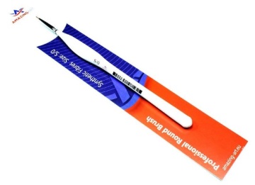 Pędzel modelarski ergonomiczny - włosie - syntetyczne - okrągły 
