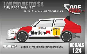 Kalkomania Lancia Delta S4 Rally RACE Soria 1987 Onoro Ortiz-Tallo MF-Zone MFZ-DC2473