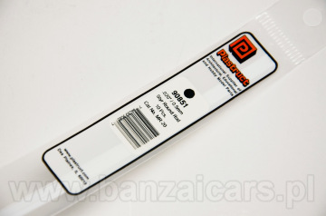 Profil pręt przekrój koło O śr. 0.5mm x 25cm Plastruct 90851