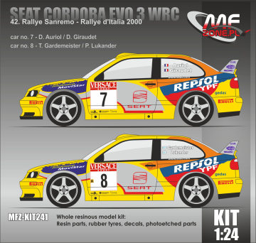 Seat Cordoba EVO 3 WRC MFZKIT241 Mf-Zone