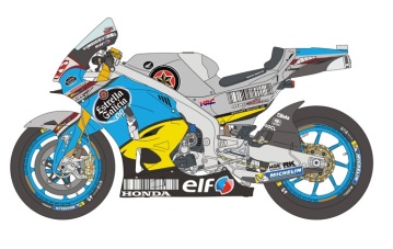 Kalkomania Honda RC213V Team VDS - Blue Stuff 12-016