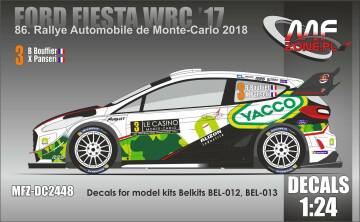 Kalkomania Ford Fiesta WRC 2017 Monte Carlo MF-Zone MFZ-DC2448
