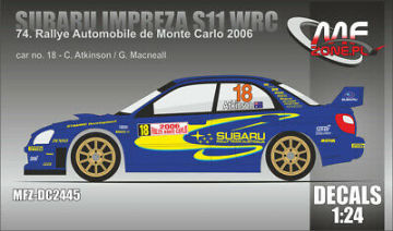 Kalomania Subaru Impreza S11 WRC Atkinson MFZ-DC2445 MF-zone