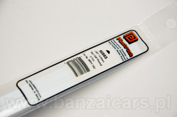 Profil pręt półkole 4.0mm x 25cm Plastruct 90885