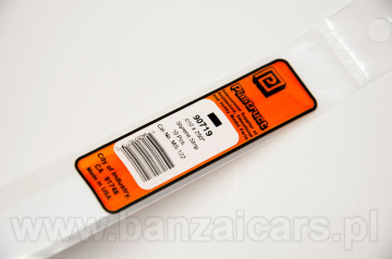 Profil pręt przekrój prostokąt 0.3mm x 6.4mm x 25cm Plastruct 90719