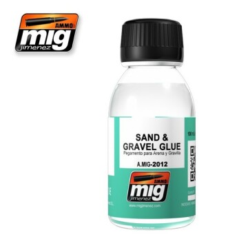 Klej do posypek SAND & GRAVEL GLUEAMMO of Mig Jimenez Ammo MIG 2012