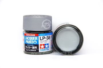 Farba Lacquer Paint LP-38 Flat Aluminium - Srebrny aluminium mat 10 ml Tamiya 82138