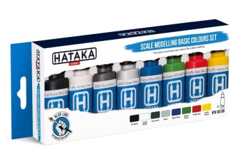 Kolory podstawowe Hataka Blue Basic Colours  Hataka Hobby HTK-BS100 