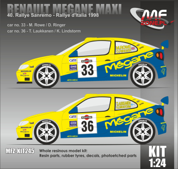 Renault Megane Maxi Kit Car MFZKIT245 Mf-Zone