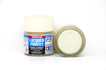 Farba Lacquer Paint LP-39 Racing White - Biały wyścigowy 10 ml Tamiya 82139